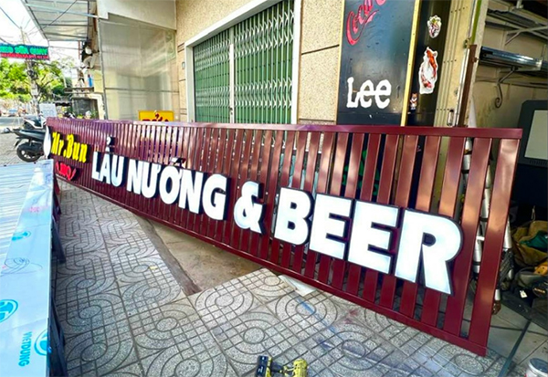 BẢNG HIỆU SÓNG LAM TÔN